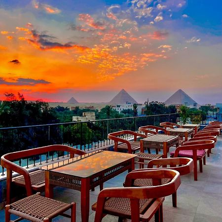 Kafret el-Gabal Almas Pyramids View Hotel מראה חיצוני תמונה